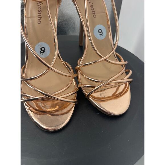 Zigi soho rose gold, strapping heels, size
 9. S-63‎ - Picture 2 of 6